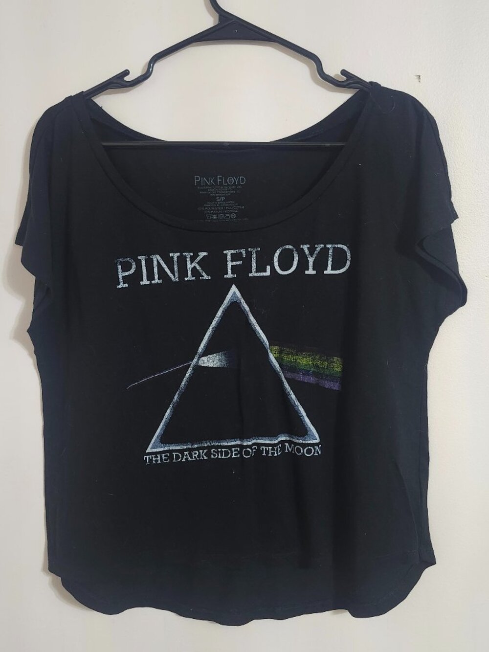 Pink Floyd Dark Side of the Moon Graphic T-Shirt | Black | Size S